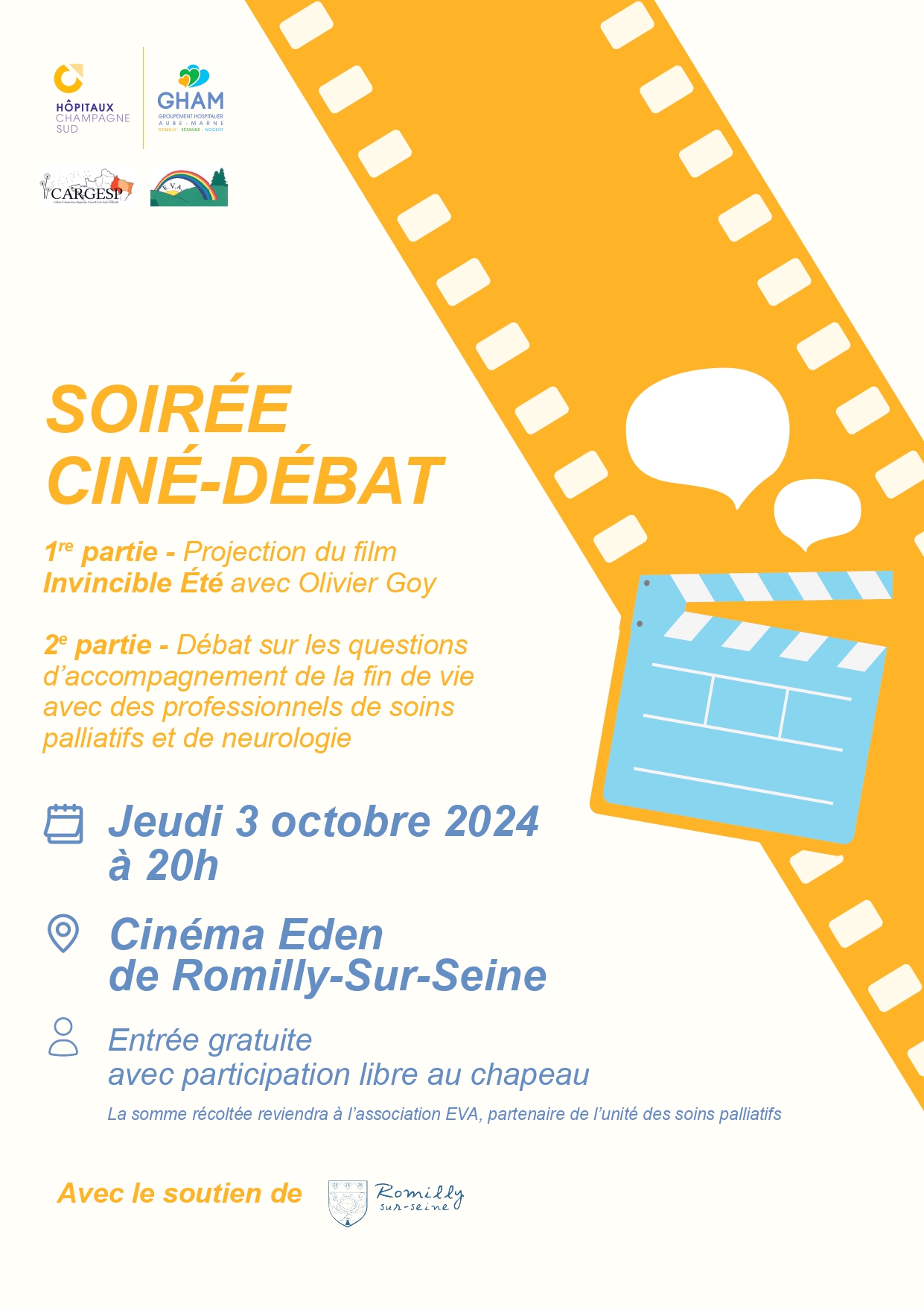 GHAM - Affiche soirée ciné débat